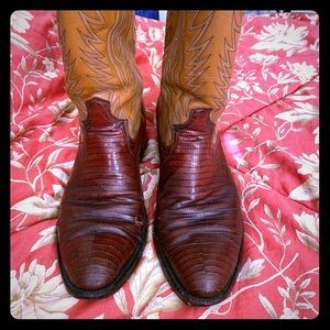 Dan Post Lizard Skin Boots 11D